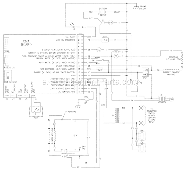 Page F Diagram and Parts List for 1931-0  Briggs and Stratton Generator